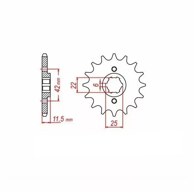 Ritzel 15 Zähne Teilung 530 passend für Honda FT500 PC07 Preisknaller