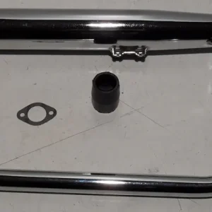 Echt Repro Zündapp Super Combinette Falconette 438 Auspuffanlage Auspuff Zigarre Krümmer