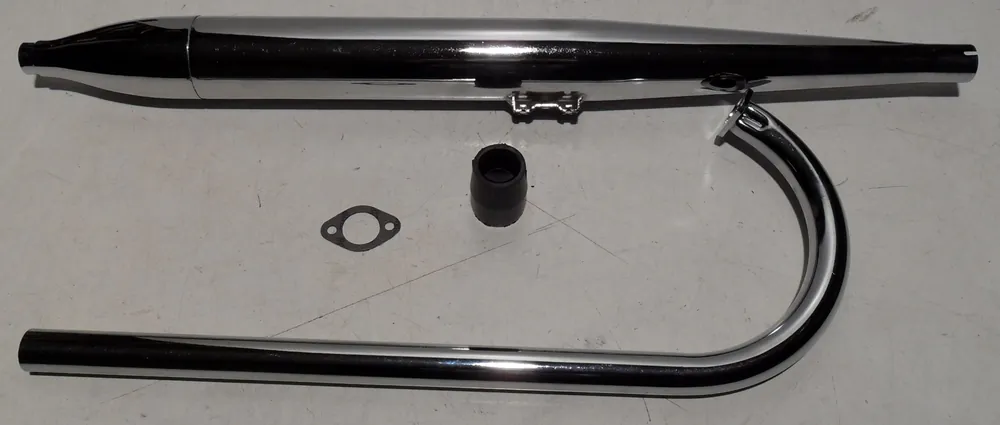 Echt Repro Zündapp Super Combinette Falconette 438 Auspuffanlage Auspuff Zigarre Krümmer