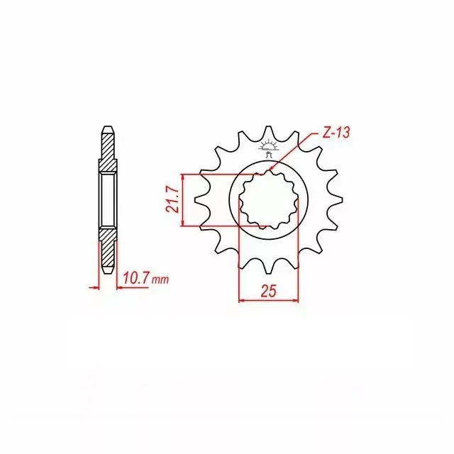 Ritzel gummiert 16 Zähne Teilung 520 passend für Yamaha XJ6 Jetzt Bestellen