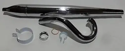 Auspuffanlage Hercules Sportbike SB1 K50 RS Guß Zylinder Zigarre Auspuff Krümmer Aktuell
