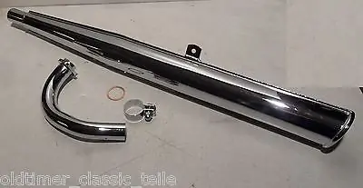 Zertifiziert Hercules SL RL 50 Sachs K50 Auspuff Krümer Auspuffanlage Raute 50S komplett KKR NEU