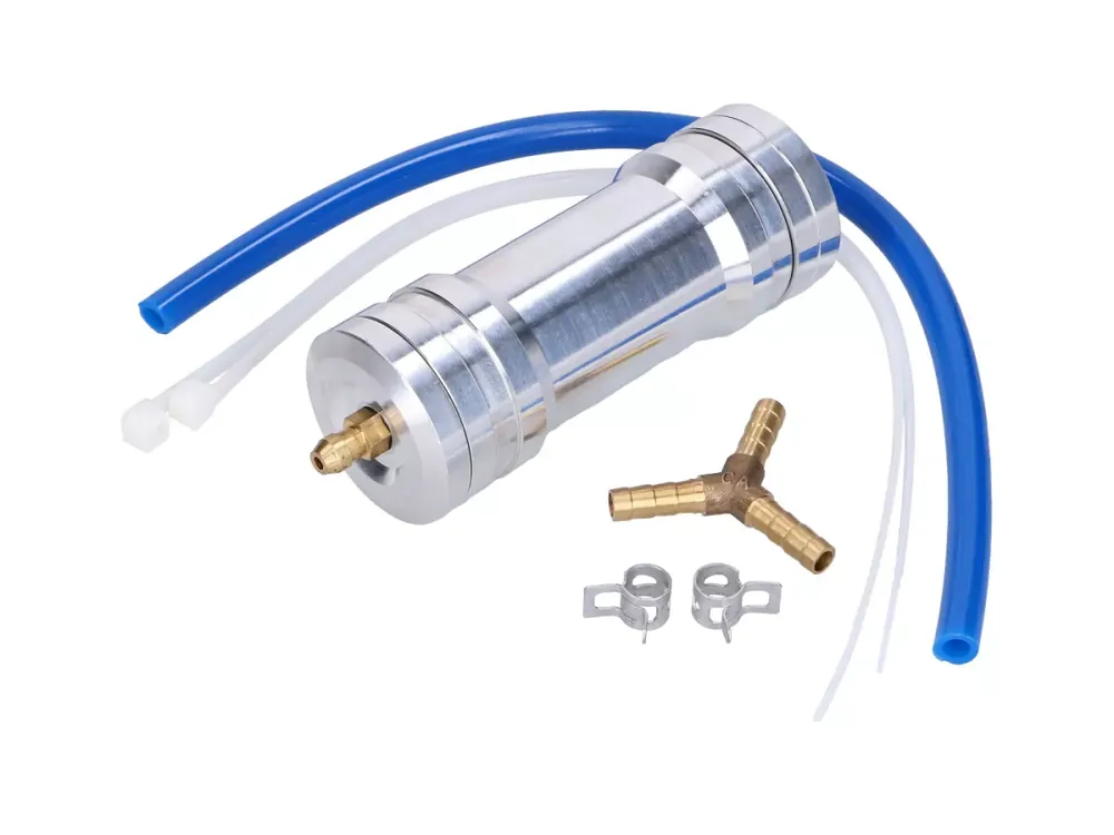 Top-Seller Benzinansaugsystem Boost Bottle Alu poliert - universal