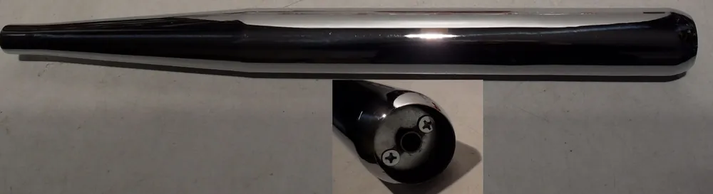 Zertifiziert Passend für Zündapp 444 442 ZR ZA Auspuff Moped Mofa 26 / 60 mm Durchmesser 620mm lang