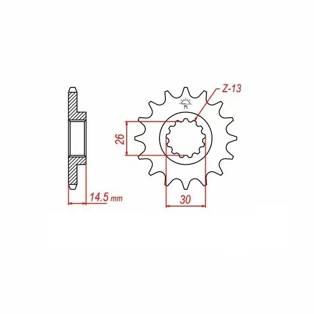 Ritzel 18 Zähne Teilung 530 passend für Honda CBX1000 Pro Link SC06 Begrenztes Angebot