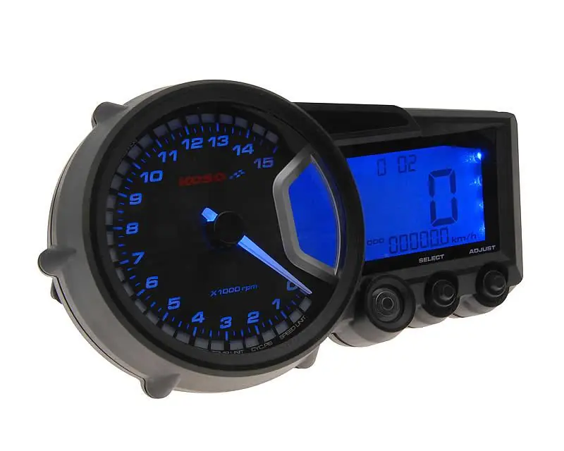 Multifunktions-Tachometer Koso RX2 GP Style Rabatt