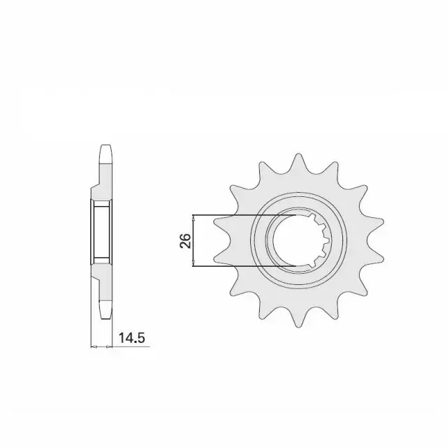 Kostenfreie Lieferung Ritzel 15 Zähne Teilung 630 passend für Honda CBX1000