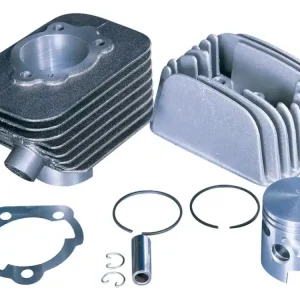 Neu Zylinderkit Polini Grauguss Racing 63ccm 10mm Kolbenbolzen für Piaggio Ciao