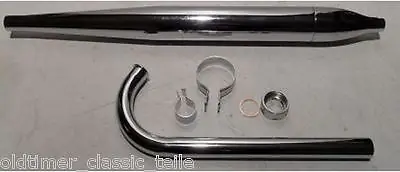 Jetzt Kaufen Auspuff Zigarre Hercules Auspuffanlage Sachs 50/2 /3 55 mm Topf enger Krümmer