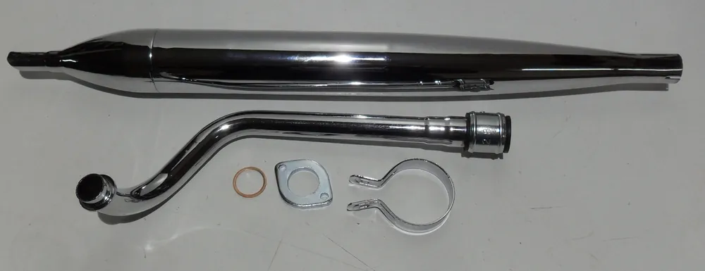 Rabatt Auspuffanlage Kreidler Flory MF 12 23 33 Auspuff Zigarre 28 / 65 Krümmer 25 mm