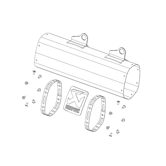 Geprüft Akrapovic Reparaturkit Slip-On Line