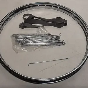 Sonderangebot Felge + Felgenband + Speichen 19 Zoll 36 Loch passend für Zündapp M50 M25 Bergsteiger