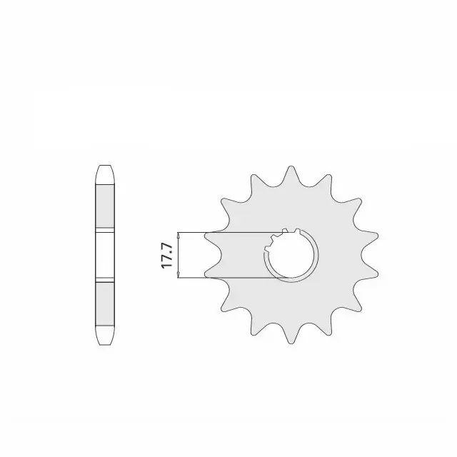 Aktuell Ritzel 15 Zähne Teilung 520 passend für verschiedene Motorradmodelle