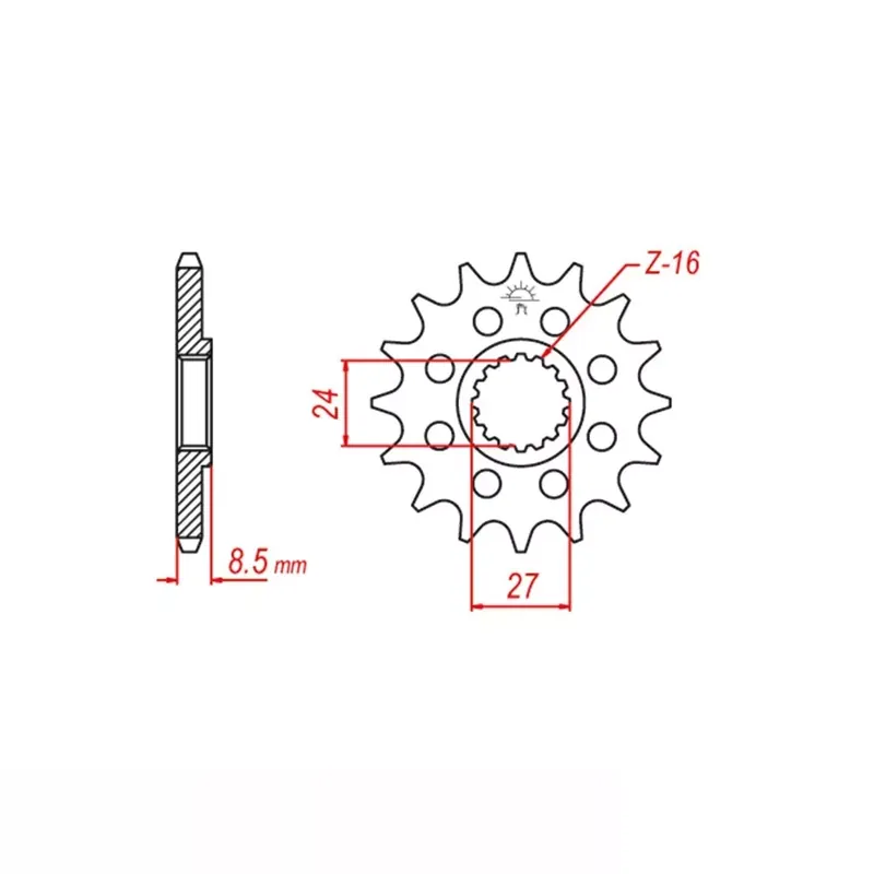 Ritzel 15 Zähne Teilung 520 passend für Suzuki Schneller Versand