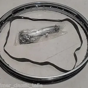 Preisknaller Felge + Felgenband + Speichen 19 x 1,5 36 Loch REX Como Oldtimer Moped