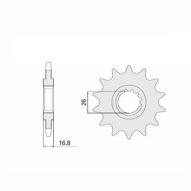 Geprüft Ritzel 15 Zähne Teilung 530 passend für Honda