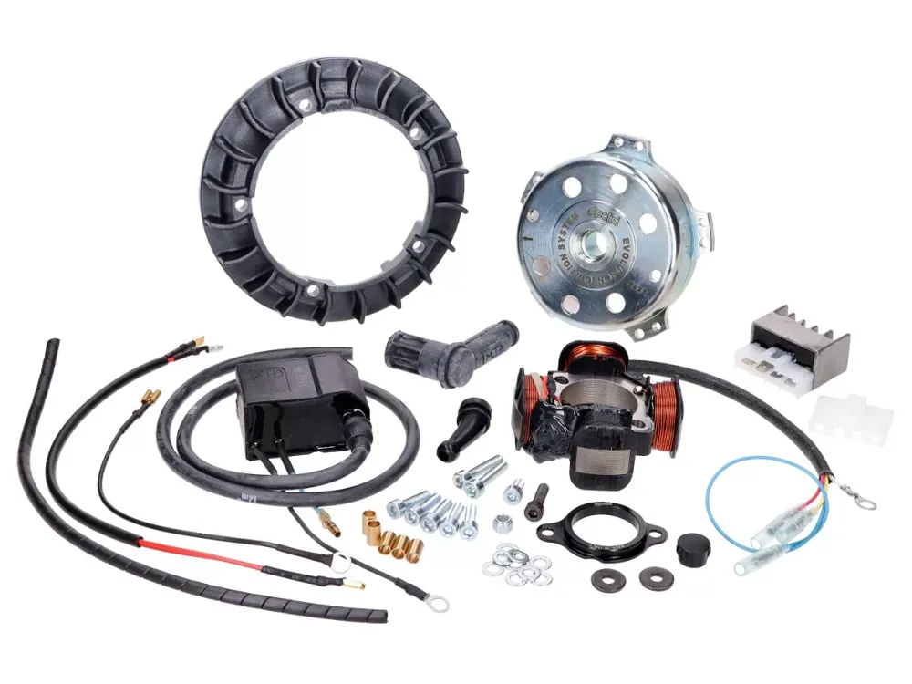 Zündung Polini Evolution 12V für Piaggio Ciao, Boss, Boxer, SI, Grillo, Bravo, Superbravo Sonderangebot