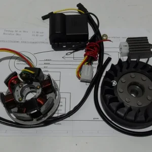 Lichtmaschine Kontaktlose Zündung Gebläse Kreidler Repro Zündapp Kokusan 50cc 6v 85W Sichere Zahlung