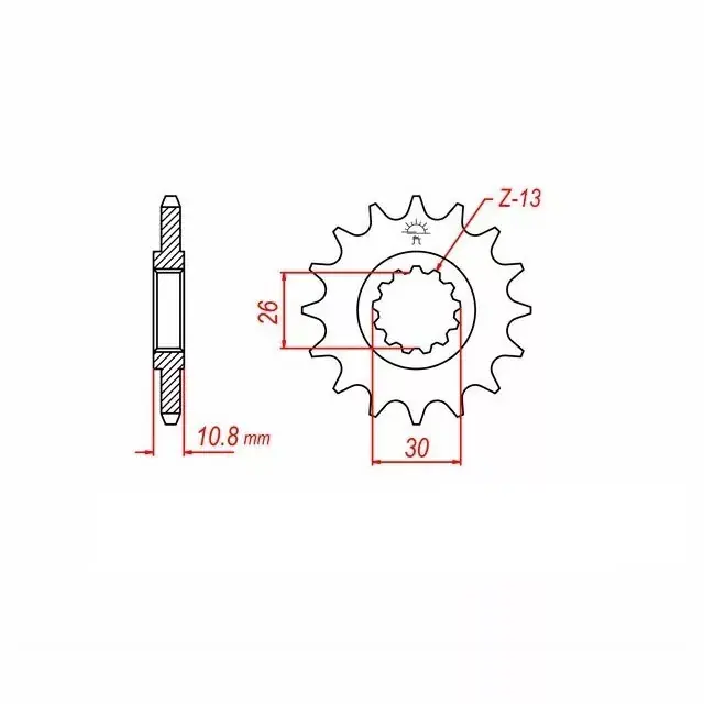 Abverkauf Ritzel 15 Zähne Teilung 520 passend für Yamaha