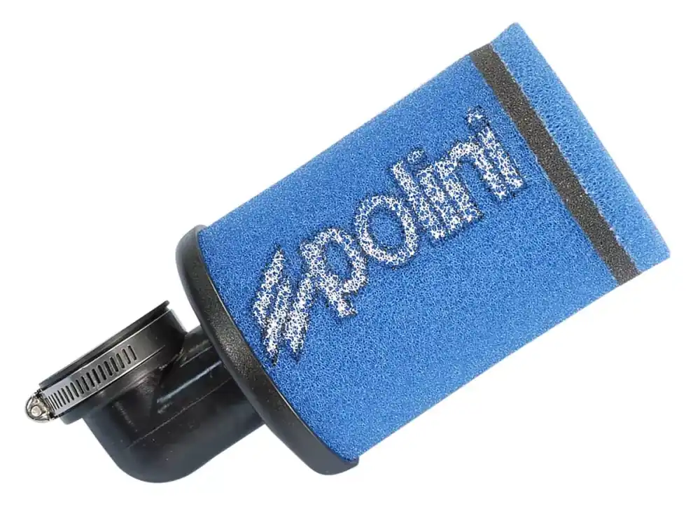 Meistverkauft Luftfilter Polini Evolution 38mm 90° blau