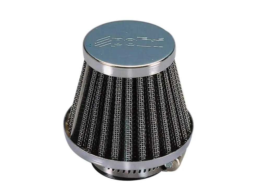 Luftfilter Polini Metal Air Filter 38mm gerade Chrom Billig