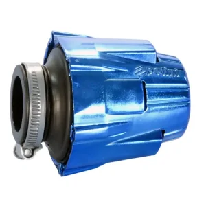 Expressversand Luftfilter Polini Blue Air Box 46mm gerade blau-schwarz