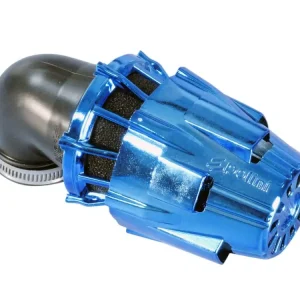 Knallerangebot Luftfilter Polini Blue Air Box 32mm 90° blau-schwarz