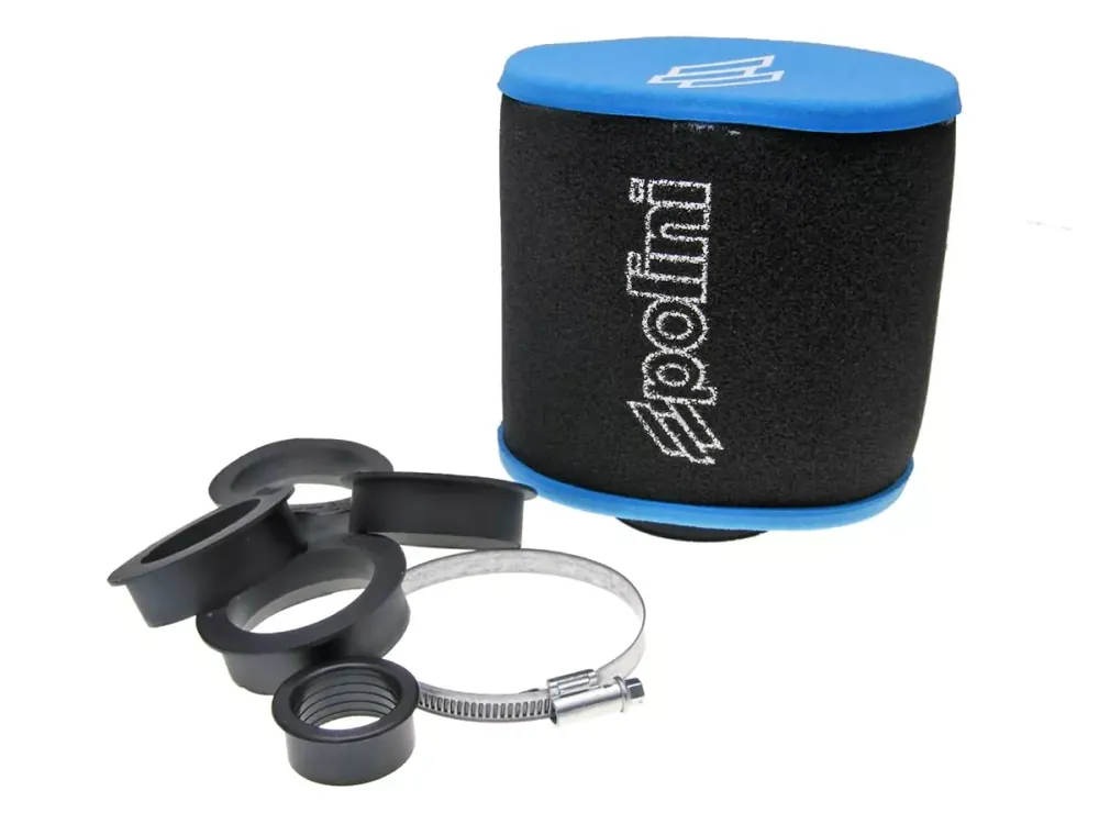 Luftfilter Polini Big Evolution 28-55mm gerade schwarz-blau Bestseller