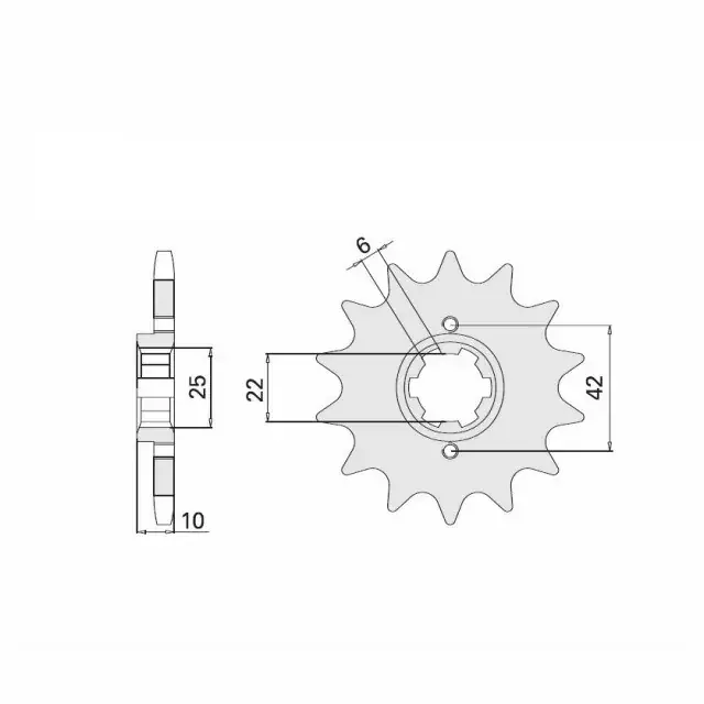Neuheit Ritzel 15 Zähne Teilung 520 passend für Honda NX650 Dominator RD02