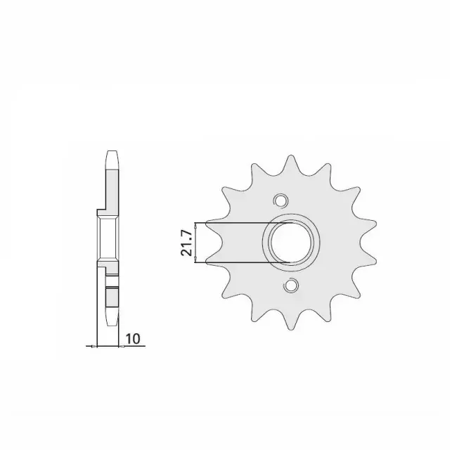 Ritzel 13 Zähne Teilung 520 passend für diverse Motorräder Kostenloser Versand