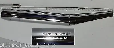 Online Kaufen Auspuff Stumpf Hercules Kleinkraftrad mit Knick Tuning Chrom 32mm 70mm Lotus