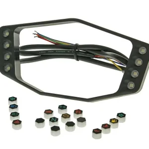 Signalleuchtenkit Koso für DB-02 und DB-02R Multifunktions-Tachometer Markenware