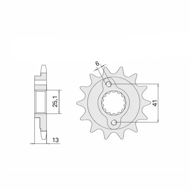 Ritzel 14 Zähne Teilung 520 passend für Honda XR650R Knallerangebot