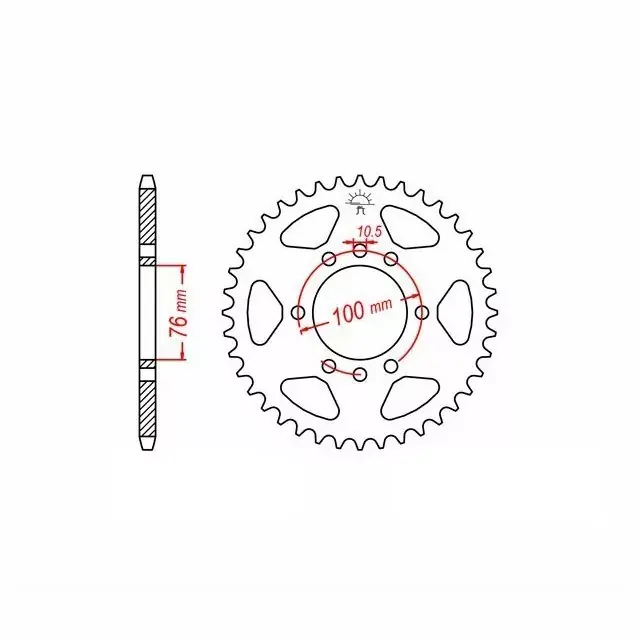 Kettenrad Aluminium passend für Suzuki Z-45 Kracherpreis