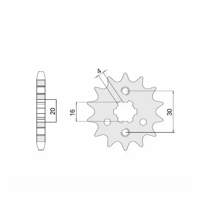 Aktuell Ritzel 15 Zähne Teilung 428 passend für Kawasaki