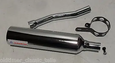 Top-Seller Auspuff Topf Auspuffanlage Yamaha DT 50 MX hinten Endstück   DT50 MXAuspuff Topf