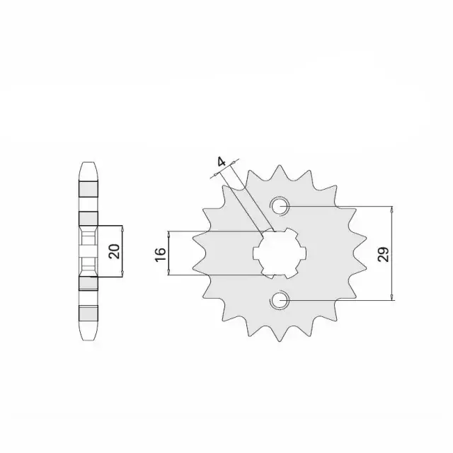 Ritzel 15 Zähne Teilung 428 passend für Suzuki Garantierte Lieferung