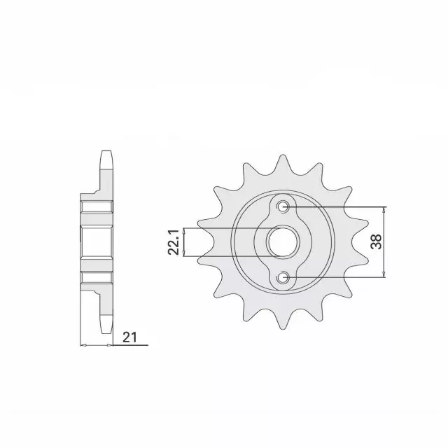 Günstig Ritzel 15 Zähne Teilung 530 passend für Cagiva und weitere Modelle