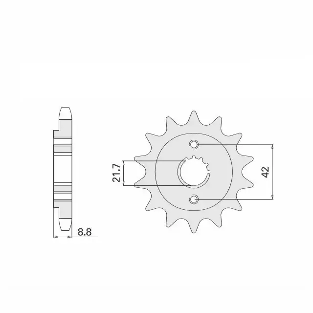 Garantierte Lieferung Ritzel gummiert 16 Zähne 520 passend für Suzuki GS500