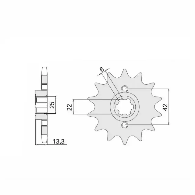 Solange Der Vorrat Reicht Ritzel 16 Zähne Teilung 525 passend für Honda