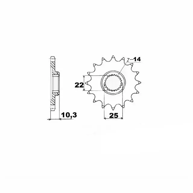 Ritzel 17 Zähne Teilung 525 passend für Moto Morini Top-Preis