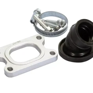 Ansaugstutzen Polini 360 23/28,5mm für Minarelli AM6, Derbi D50B0, EBE, EBS mit 23-24mm CP Vergaser Must-Have