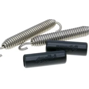 Aktuell Feder Auspuff Polini mit Vibrationsdämpfer 79mm