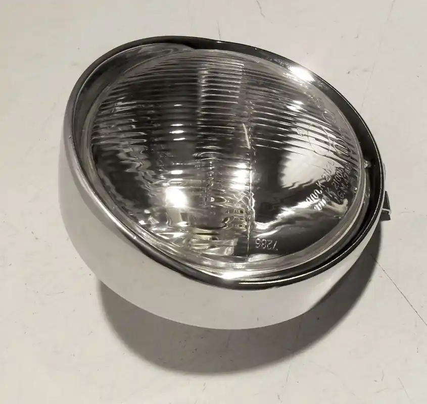 Ausverkauf Scheinwerfereinsatz für Kreidler Florett Super 5 Eiertank Lampe 150mm