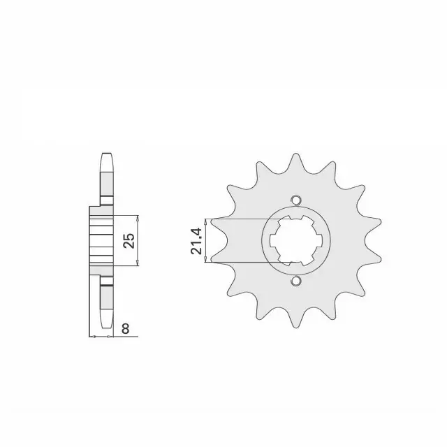 Ritzel 15 Zähne Teilung 520 passend für Yamaha Direkt Vom Hersteller