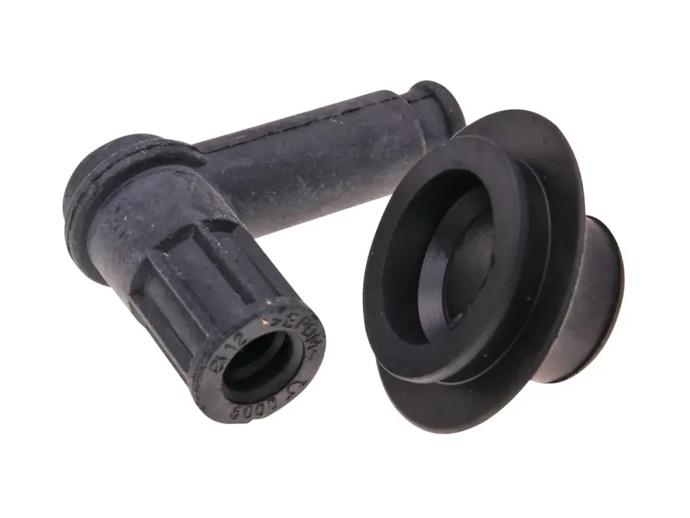 Zündkerzenstecker Polini schwarz d=12mm für Piaggio, Vespa 50, 125ccm Mega-Angebot