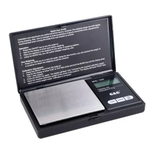 Markenware Taschenwaage digital 100g / 0,01g schwarz