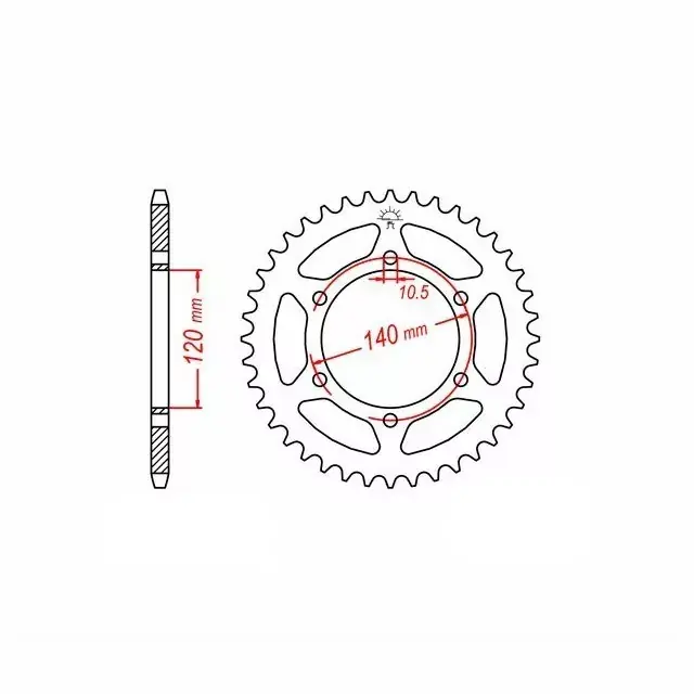 Kettenrad Aluminium Z-40 passend für Suzuki & Kawasaki Direktkauf