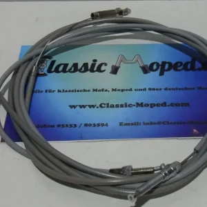 Highlight Satz Züge passend für Zündapp 517 C 50 Sport GTS 50 Grau Fußschaltung flacher Lenker