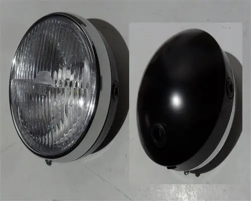 Neu Im Sortiment Lampe Scheinwerfer Mofa Hercules Puch Prima Oldtimer rund Mokick